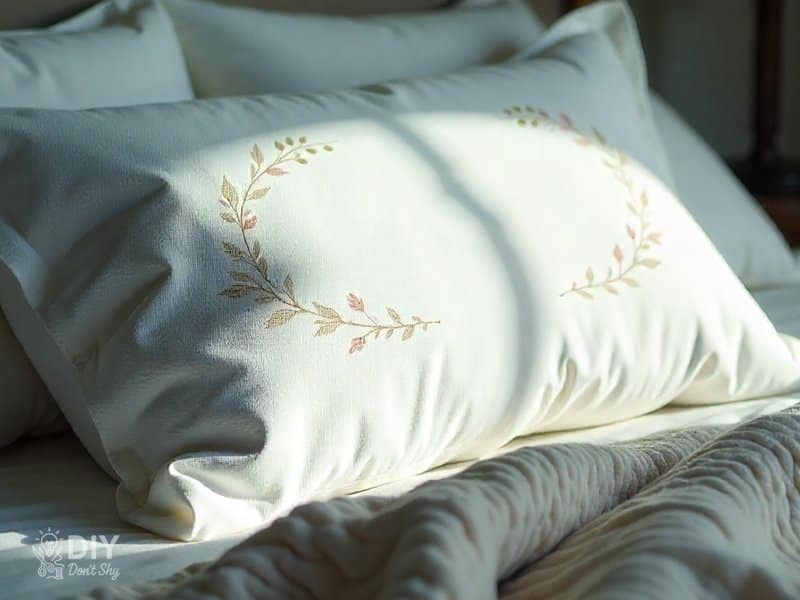 No sewing skills? No problem. Use fabric glue, iron-on patches, or even stencils to customize a pillow cover with her initials or designs she’ll love.