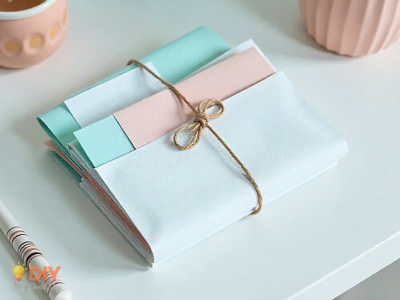 Homemade “Open When” letters tied with twine, a thoughtful DIY birthday gift for best friends.