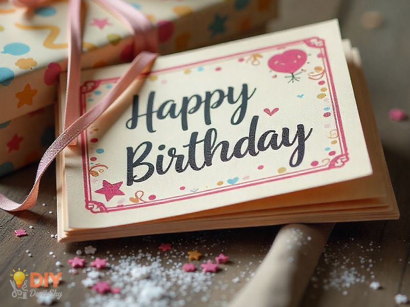 Handmade birthday coupon book gift idea for wife.