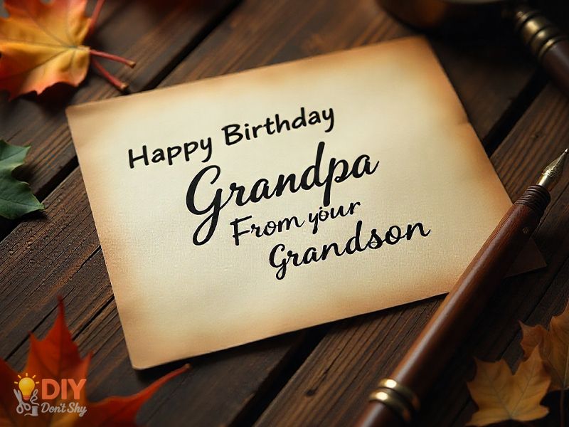 Best Homemade Birthday Cards For Grandpa From Grandson