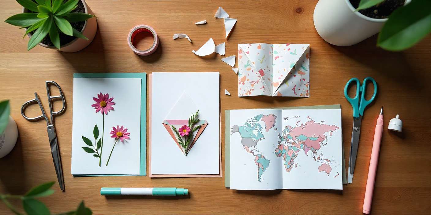 Homemade birthday cards for friends with creative DIY designs and simple craft supplies.