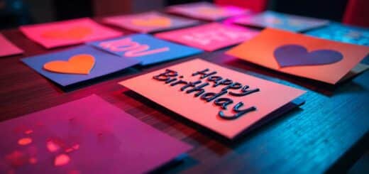 Homemade birthday cards for him with creative designs and simple craft tools.