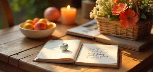 Last-minute anniversary gift ideas for parents including DIY jar, spa basket, promise cards, and breakfast tray.