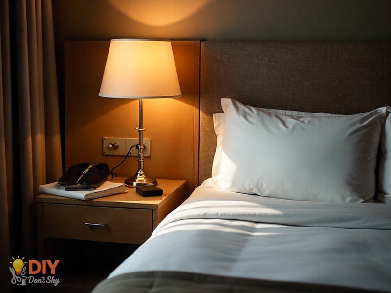 Atmospheric decor illustration featuring decorate a hotel room for birthday adjust lighting for a cozy mood.