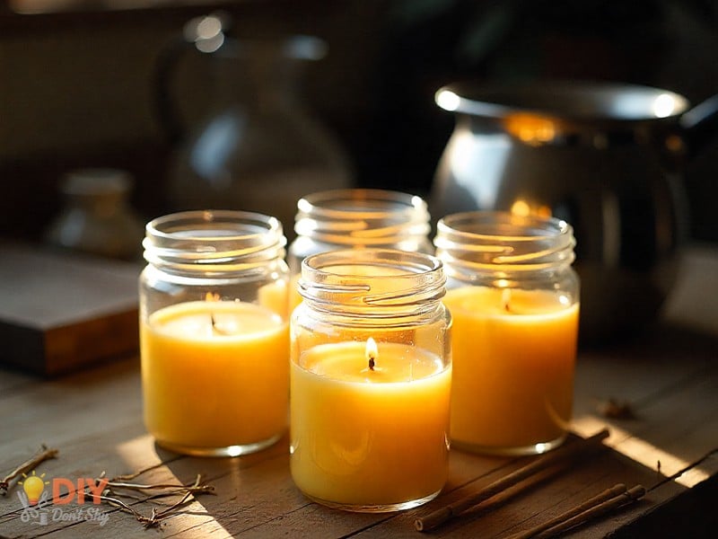 How To Make Candles Without A Kit using basic household items