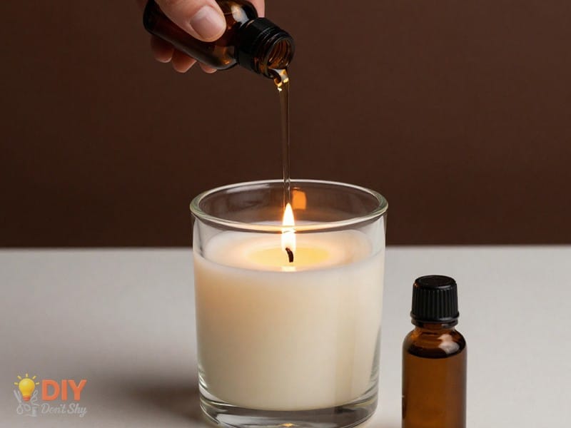 How To Make Scented Candles From Old Candles with fragrance oil