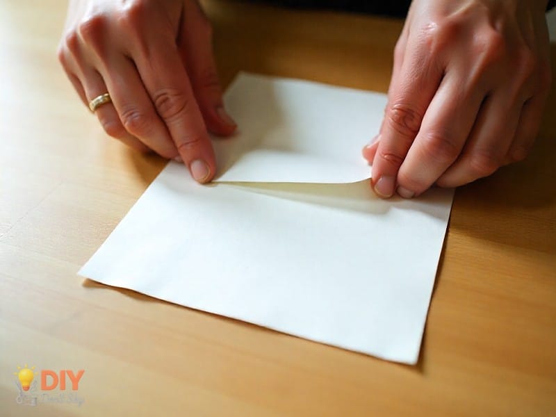 Step 3 Prepare The Base by folding cardstock cleanly