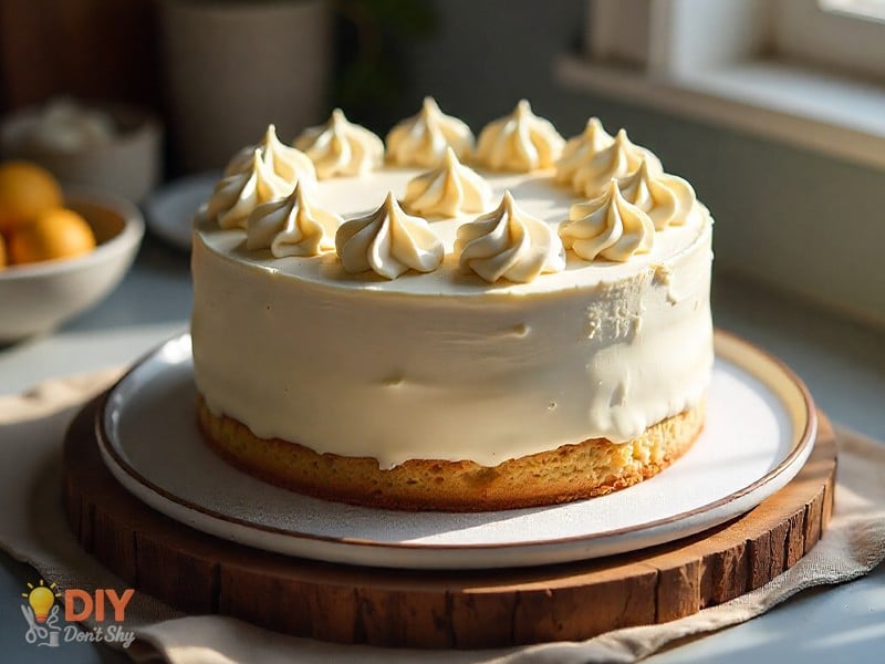 No bake and low skill decorating approaches using simple frosting textures