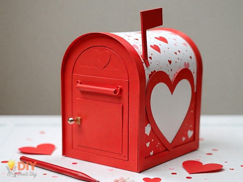 Folding Methods That Work Well for a paper Valentine mailbox