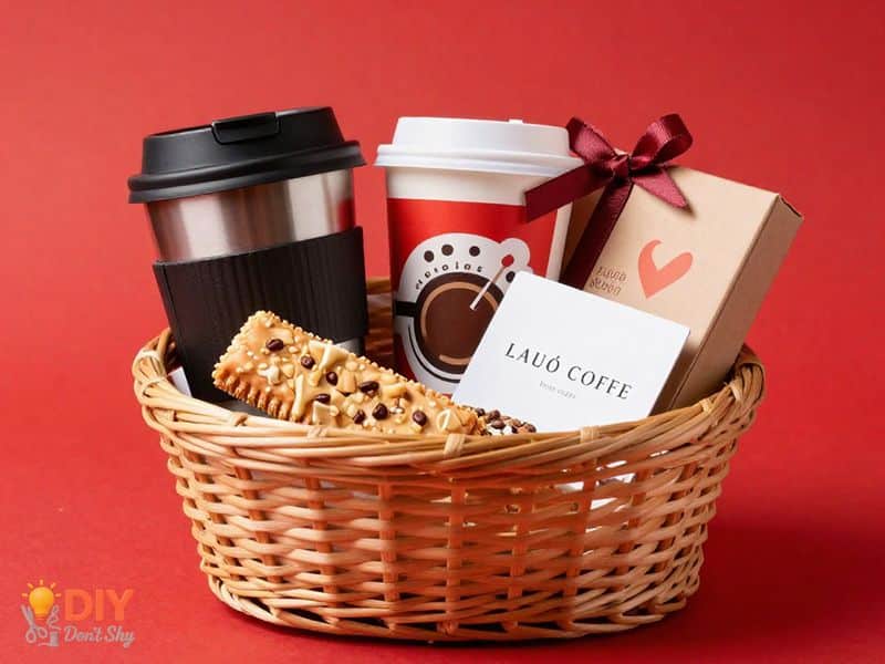 How to make a Valentine basket for him with daily-use items