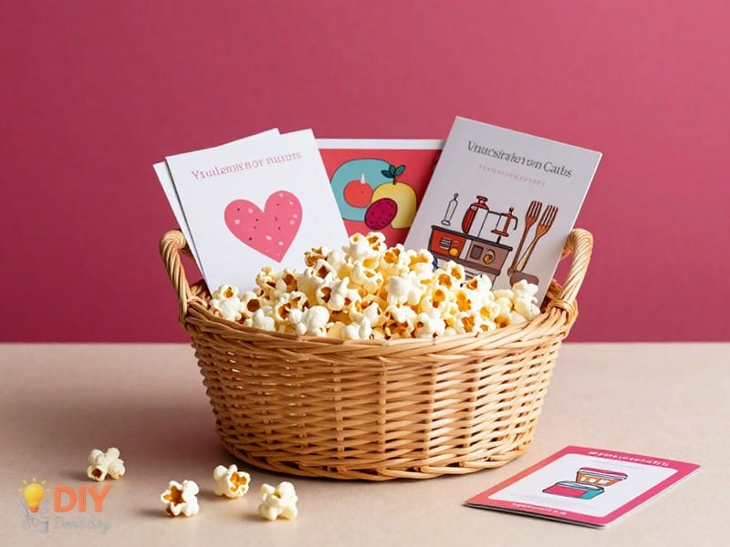How to make Valentine baskets for adults with practical gift items
