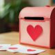 Building The Base of a Valentine mailbox using a taped cardboard box
