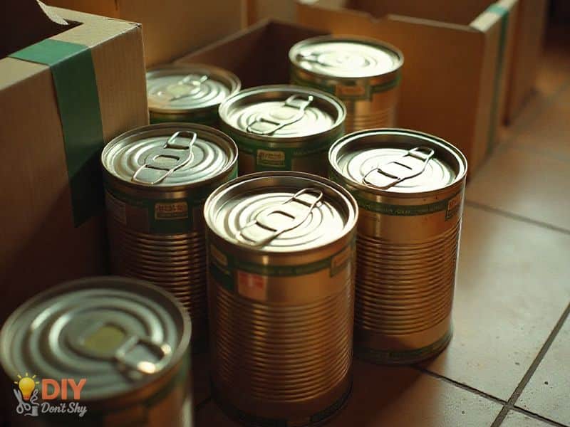 Preparing The Drum Bodies using household containers