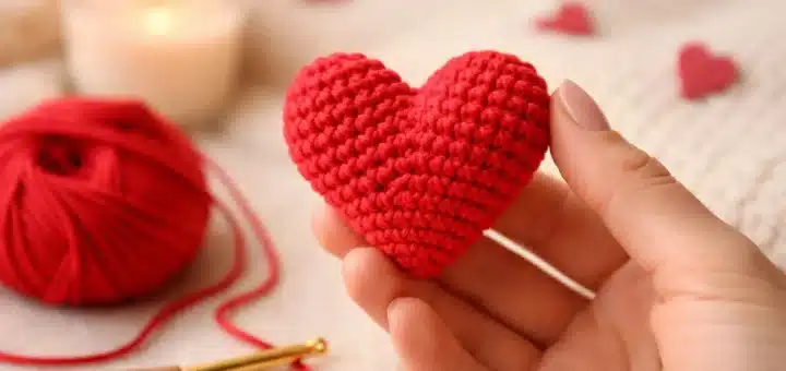 Best How to Crochet a Valentine Heart