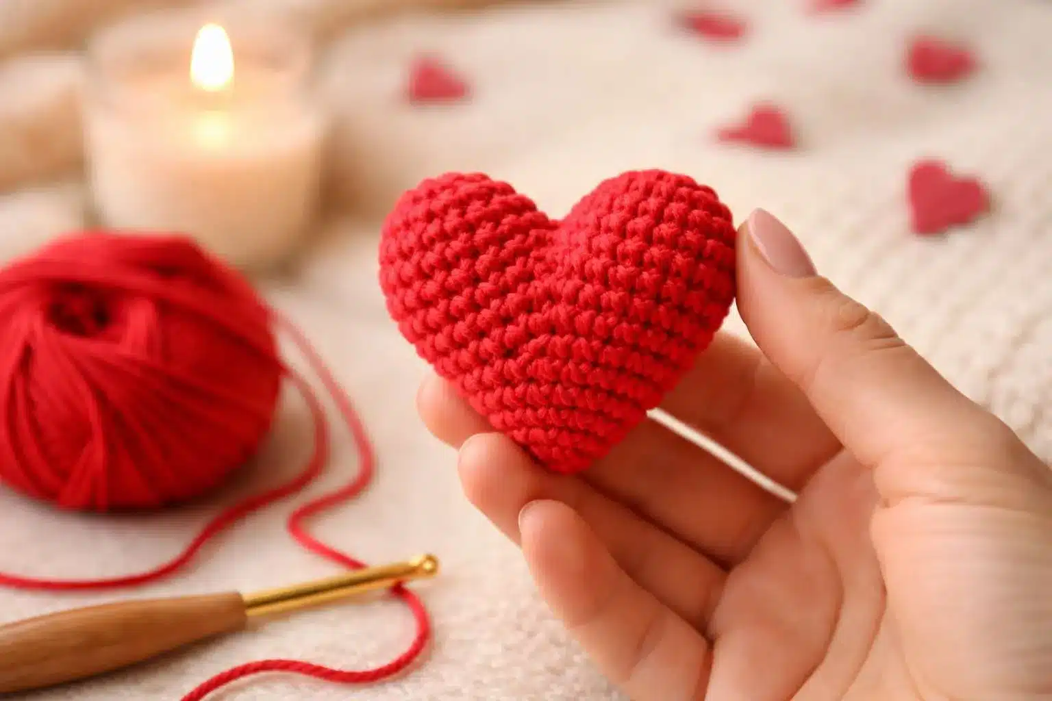 Best How to Crochet a Valentine Heart