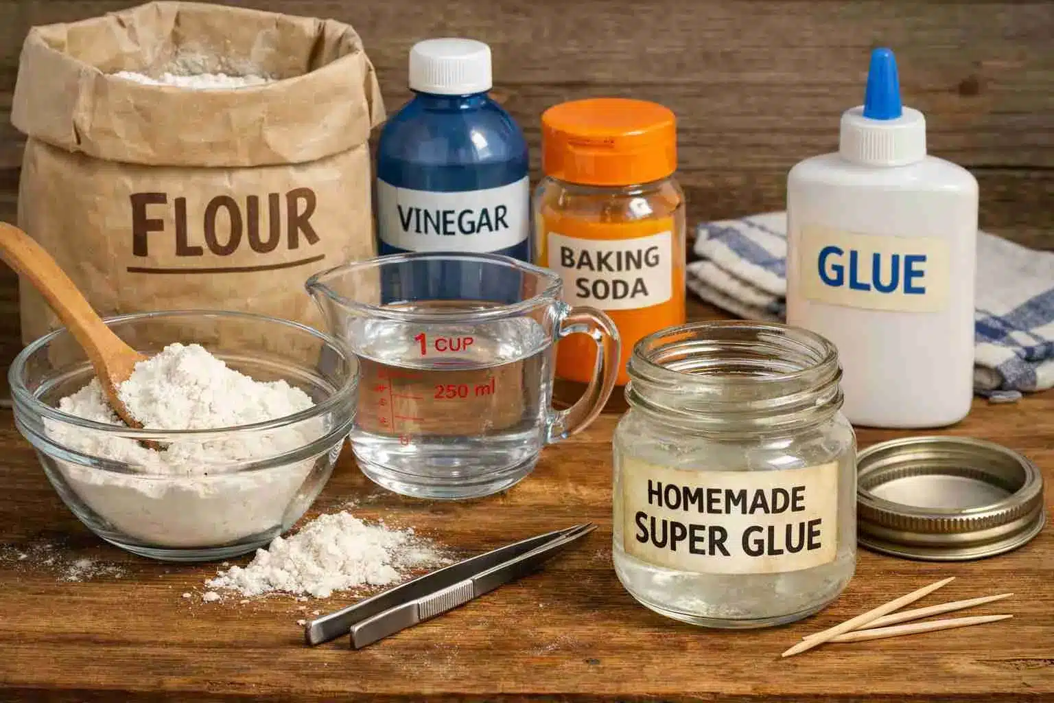 How to Make Super Glue With Household Items