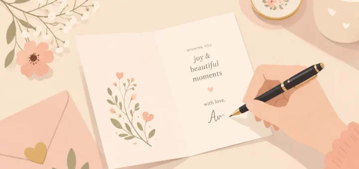 How To Sign A Bridal Shower Card