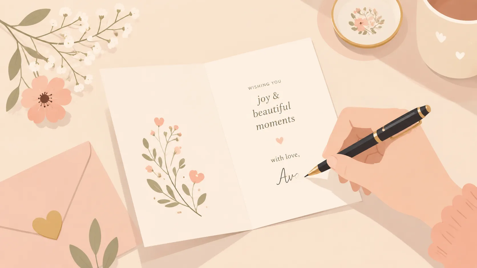 How To Sign A Bridal Shower Card