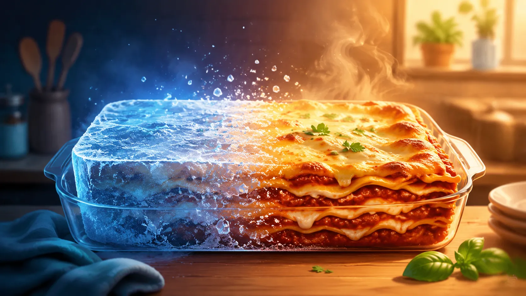 How to Cook a Homemade Frozen Lasagna
