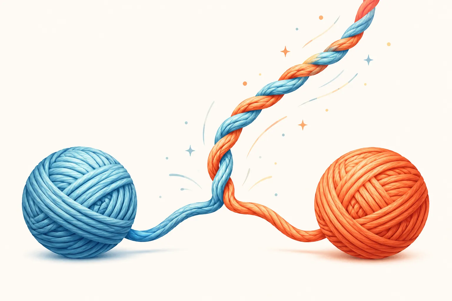 How to Crochet with Two Strands of Yarn