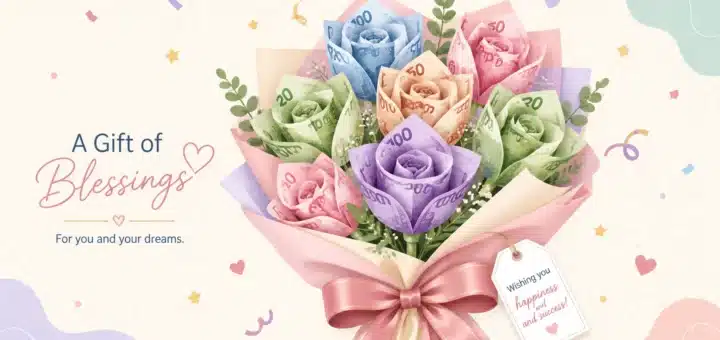 How to Make a Money Gift Bouquet