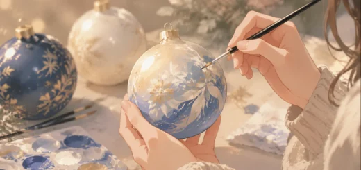 How to Paint Ornaments with Acrylic Paint