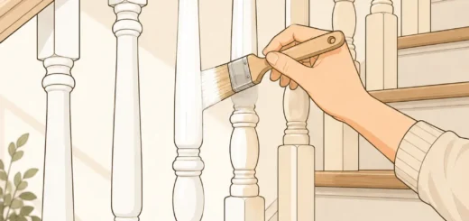 How to Paint Spindles on a Staircase