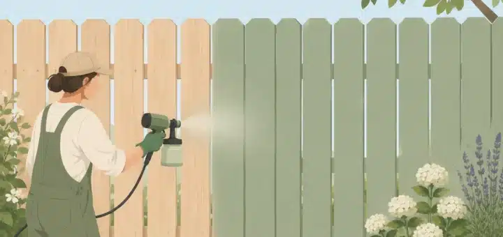 How to Paint a Fence with a Paint Sprayer