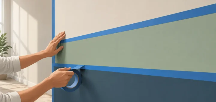 How to Tape a Wall for Painting