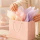 How to Wrap a Gift Bag with Tissue Paper