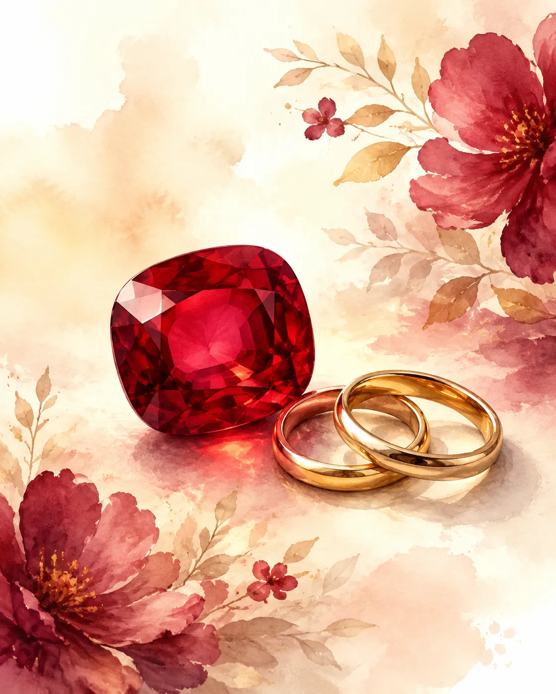 What Is the Traditional 40th Wedding Anniversary Gift