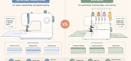 What’s the Difference Between a Sewing Machine and a Serger